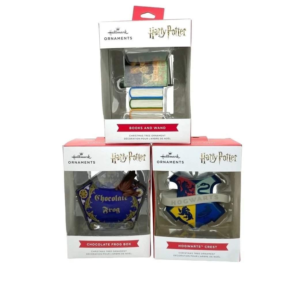 Hallmark x Harry Potter Wizarding World Christmas Ornament Lot New